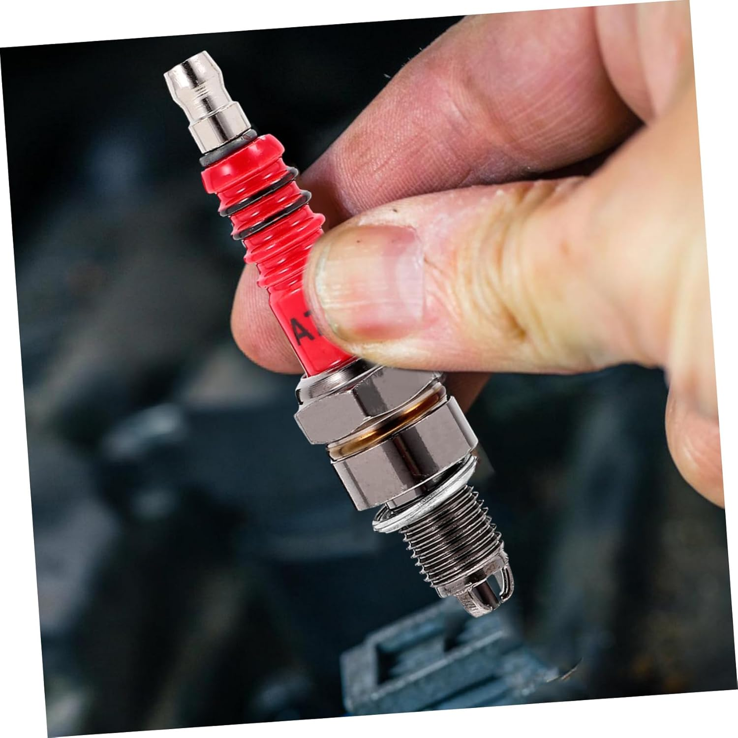 SUPVOX 4Pcs Plug Three-Pole Nozzle for Scooter Ignition System Replacement Part