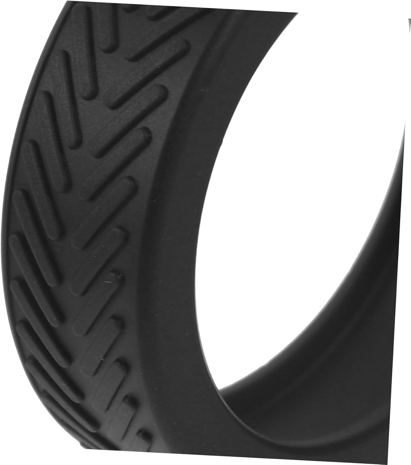 8Pcs Rubber Suitcase Wheel Covers Travel Luggage Wheel Protector Covers Noise Reduction Dark Color Floor Protectors for Suitcases image number 1