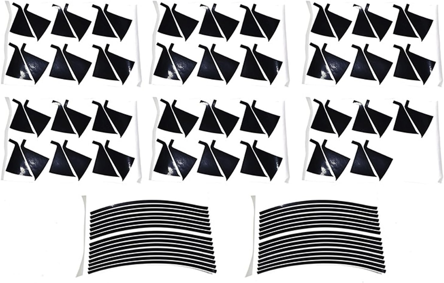 BYD Shark 6 Accessories Wheel Decals (4Pcs) Ultralightweight Sporty Rim Stickers, Easy to Clean & Scratch Resistant