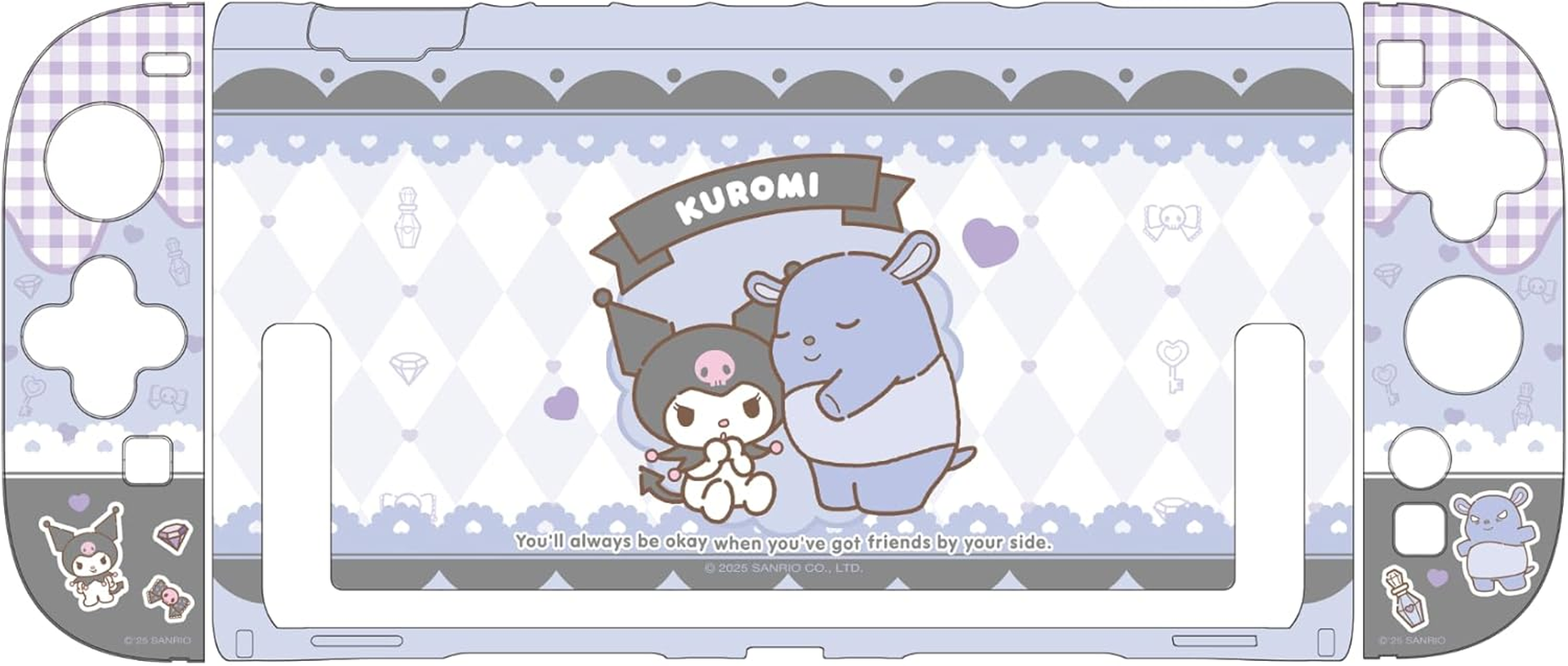 Kuitmor PC Protective Case Compatible with Switch 2 Model 2025, All-Round Protection Hard Shell for Switch 2 Console and Joy Con - KLM