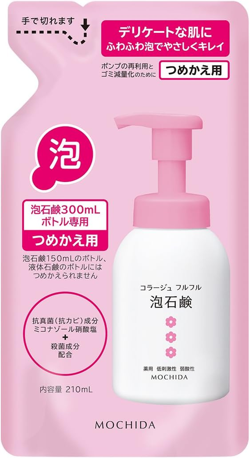Japan Hair Products - Collage Furfur Foam Soap Pink Refill 210Ml (Quasi-Drugs) *AF27* image number 4