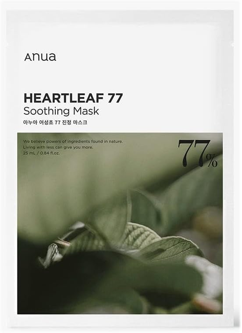 ANUA HEARTLEAF 77% SOOTHING SHEET MASK 25Ml (1PCS) image number 2