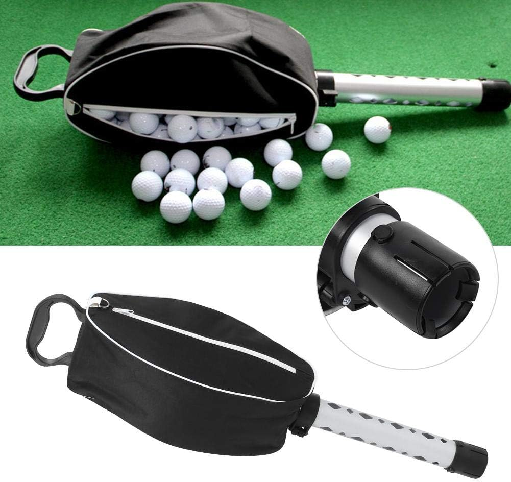 Golf Ball Shag Bag, Telescopic Aluminium Tube Golf Ball Shag Bag, Retriever Pick up 80 Balls Holder Collector, Waterproof Wear Resistant Golf Ball Shagger for Outdoor Sports Supplies image number 2