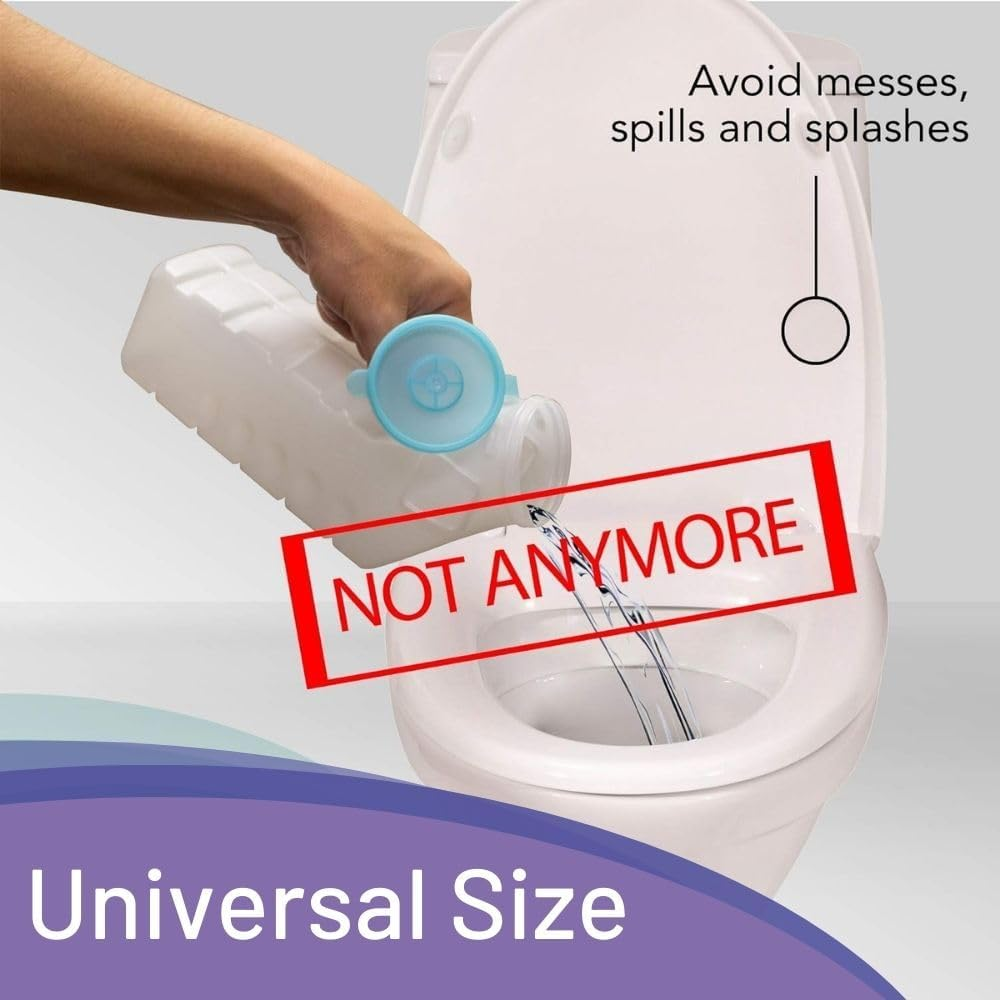 Carebag Medical Grade Male Urinal Bag with Super Absorbent Pad, 20 Count - Travel Urinal for Men - 20 Disposable Bedside Urinal Bottle Bags - Leak-Resistant