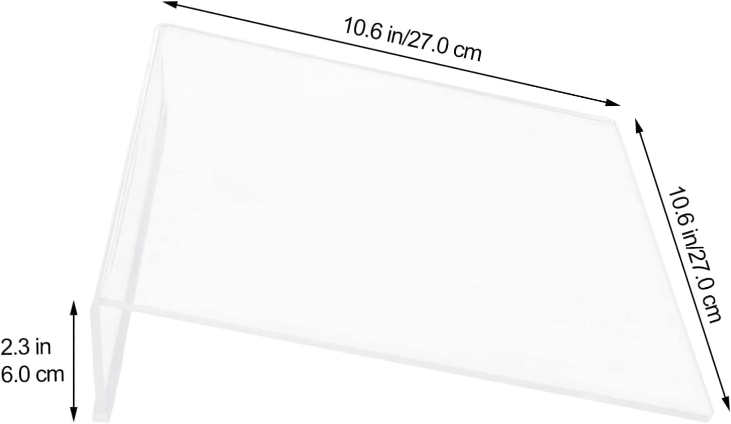 WADY 1Pcs Desk Slant Board Acrylic Ergonomic Writing Slope Writing Slant Board Acrylic Slant Board Drawing Slant Board Painting Board Rack Great as Classroom Tool for Writing Reading (Transparent) image number 3