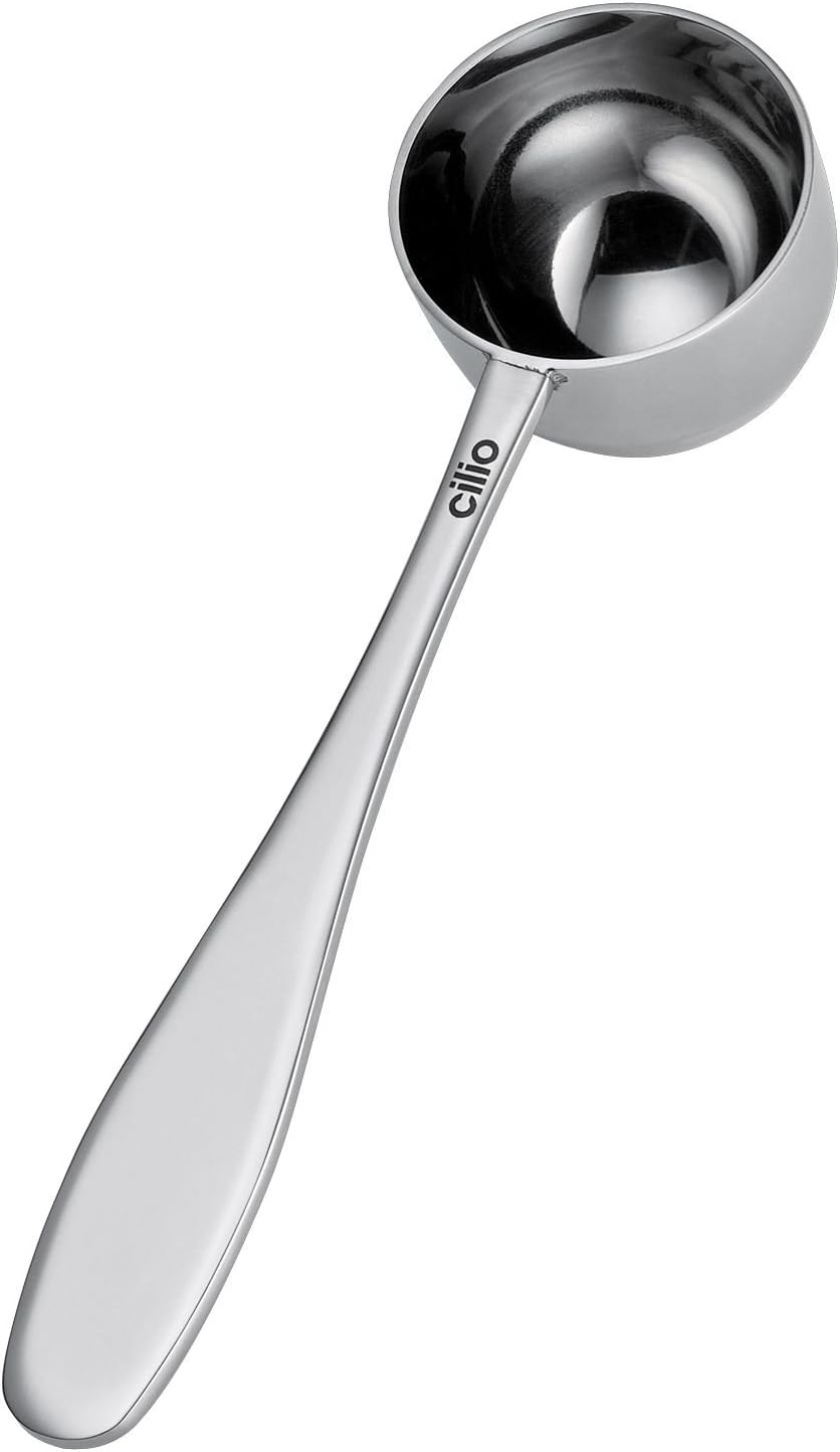 Cilio Coffee Measure, Silver, 4017166201451