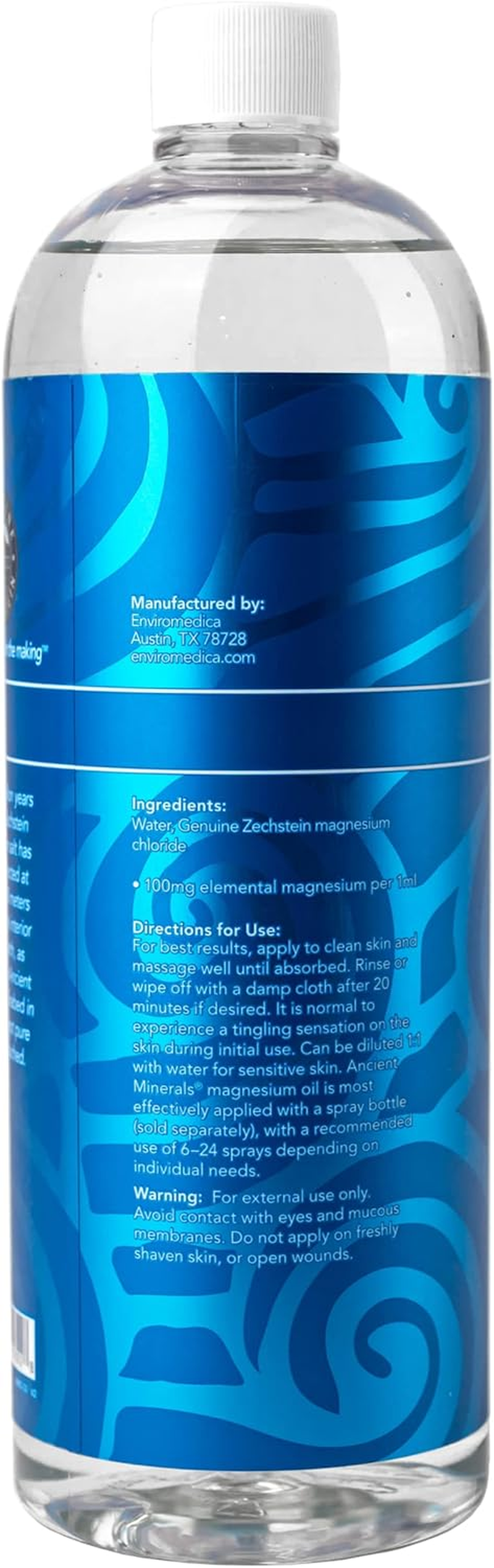 Ancient Minerals Magnesium Oil 1 Litre, 1 Liters image number 4