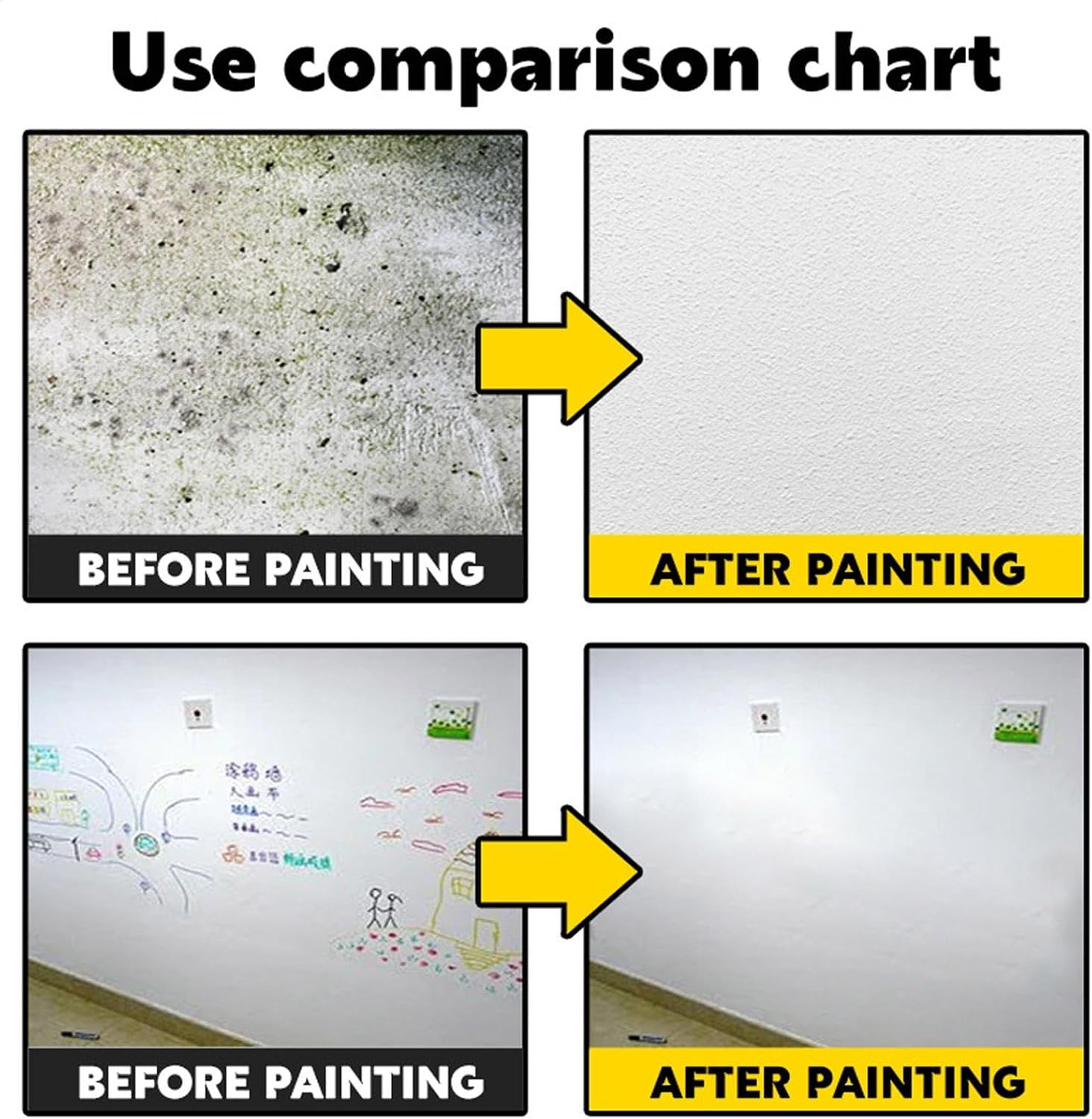 White Touch Up, Wall Paint Repair, Paint Touch-Up Brush, White Paint Touch-Up, Wall Repair Tool, Fast-Drying Stain Remover, Graffiti Removal Paint, Paint for Scratches, White Paint Repair, Touch-Up Pa image number 5