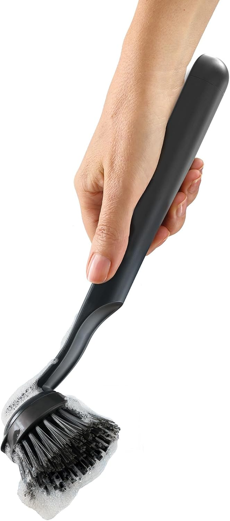 Joseph Joseph Sinktech Dish Brush with Replacement Head, Durable Bristles, Pan Scraper, Easy to Replace image number 4