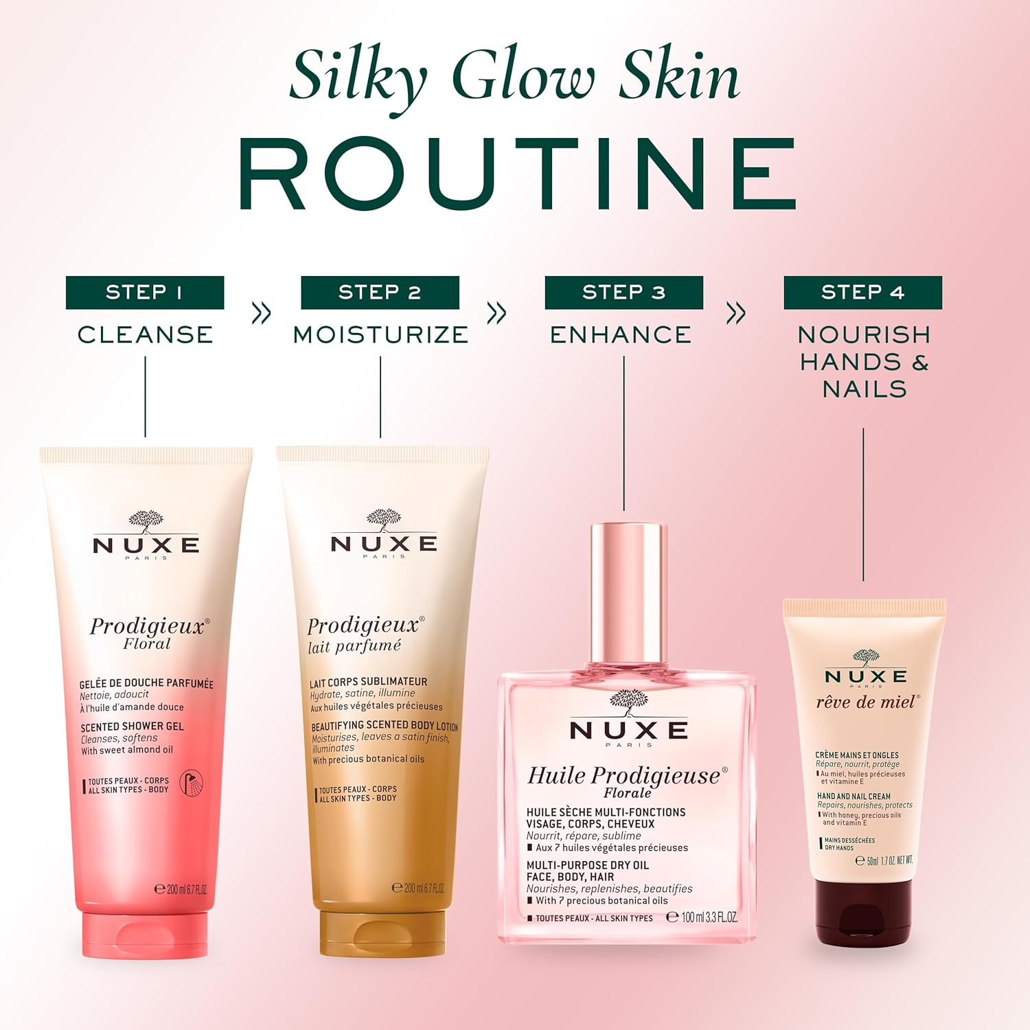 Nuxe Prodeigieux Florale Shower Gel 200 Ml image number 3