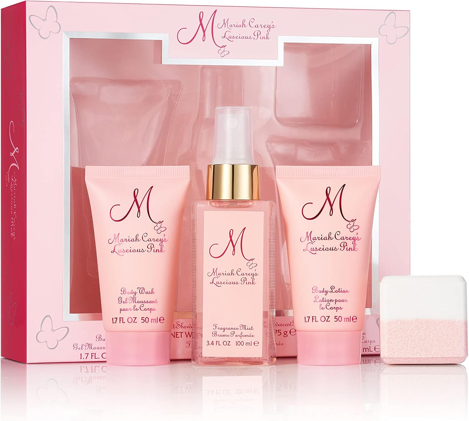 Mariah Carey Luscious Pink 4 Pieces Gift Set for Women