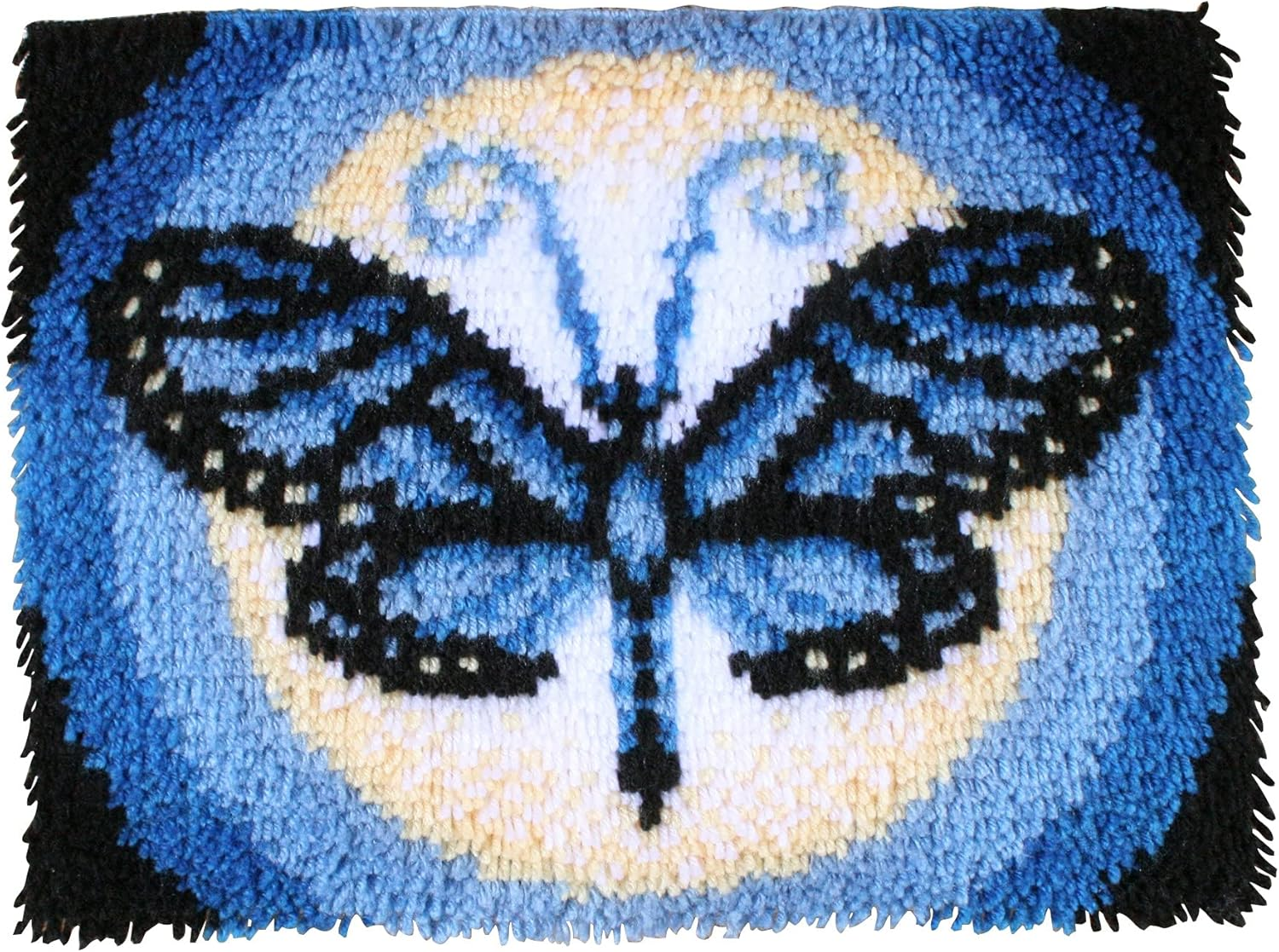 Wonderart Butterfly Moon Latch Hook Kit, 15" X 20" - Butterfly Fantasy image number 2