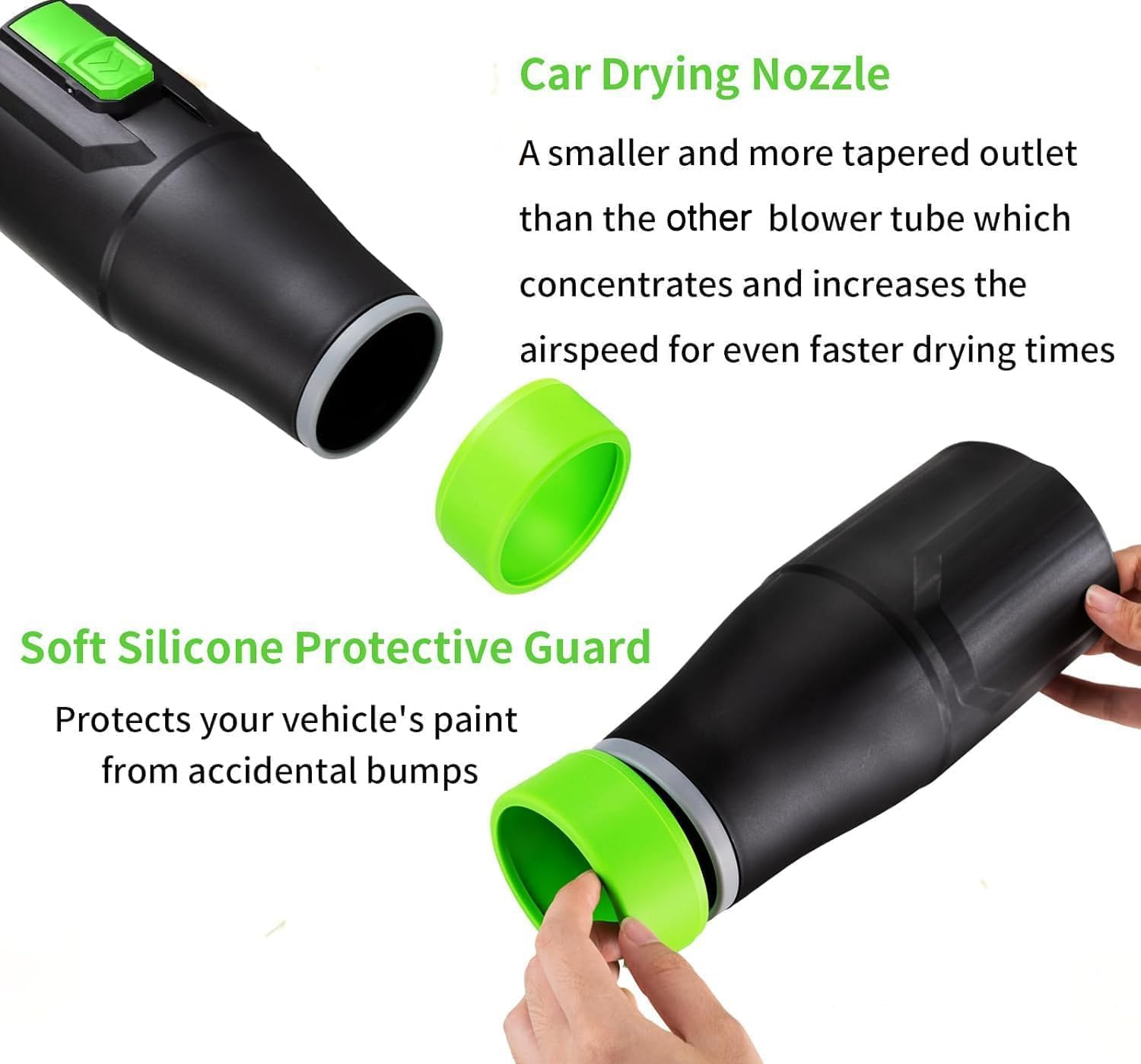 Car Drying Nozzle for EGO Power Leaf Blower Nozzle Work for EGO 530 575 580 615 650 765- Bare Nozzle 1 Pack image number 3