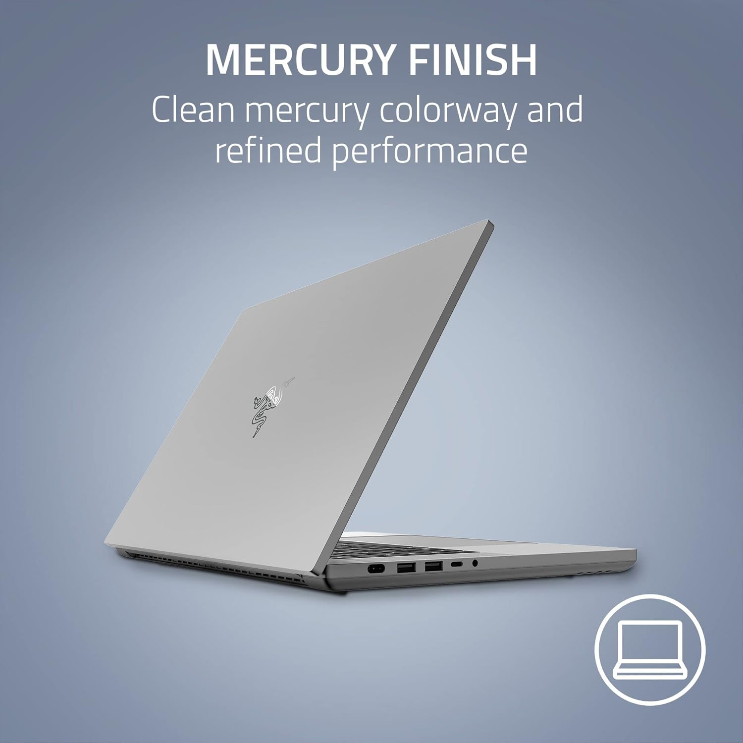 Razer Blade 16 Gaming Laptop - 16-Inch Dual UHD Display, Intel Core I9-13950Hx Processor, NVIDIA Geforce RTX 4080 12GB Graphics, 32GB RAM,1TB SSD, Windows 11, Mercury White image number 2