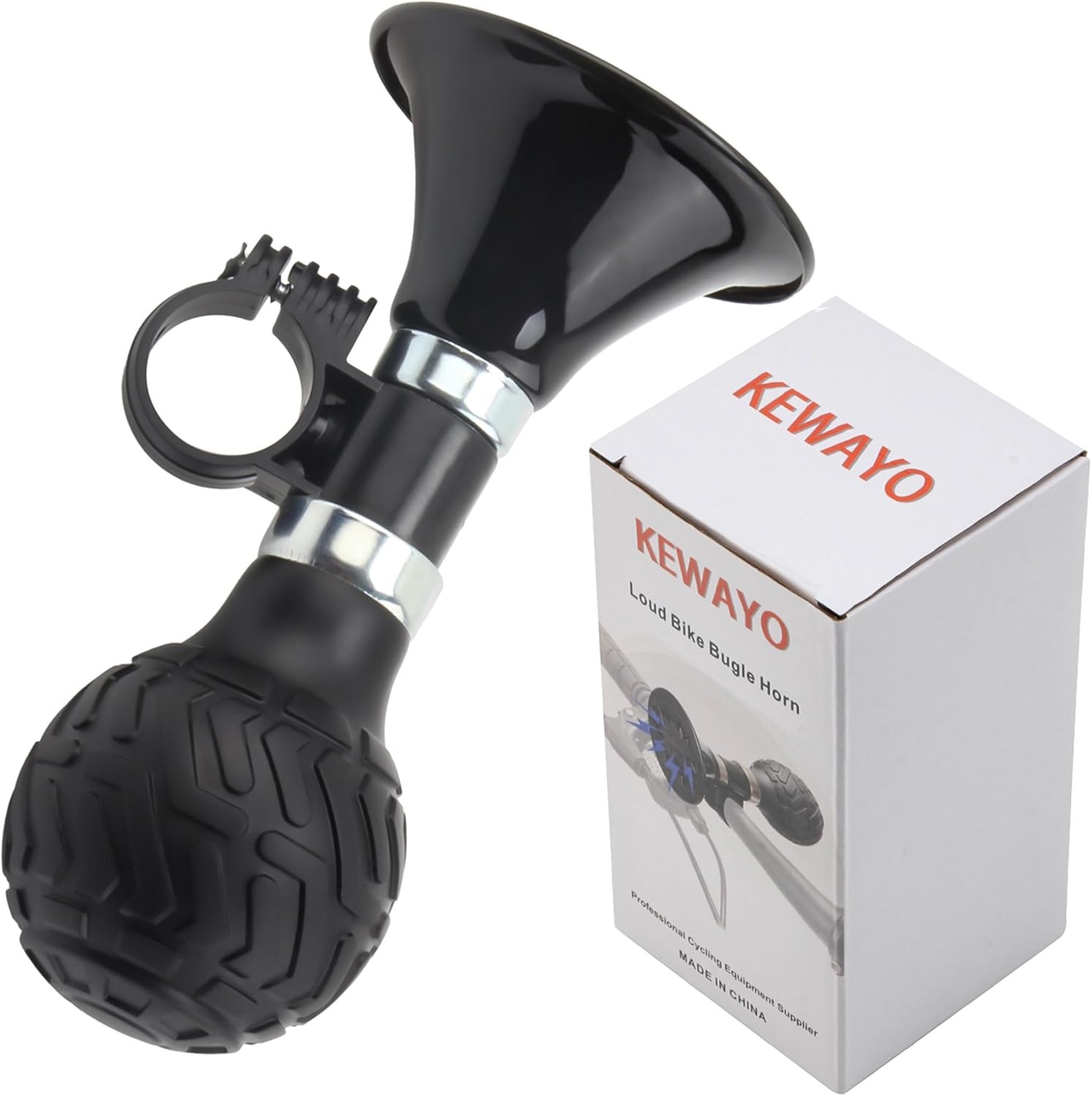 KEWAYO Disney Cars Horn, Classic Clown Bugle Horn Metal Bike Horn Bicycle Bell for Vehicles Golf Cart, High-Decibel Horn image number 3