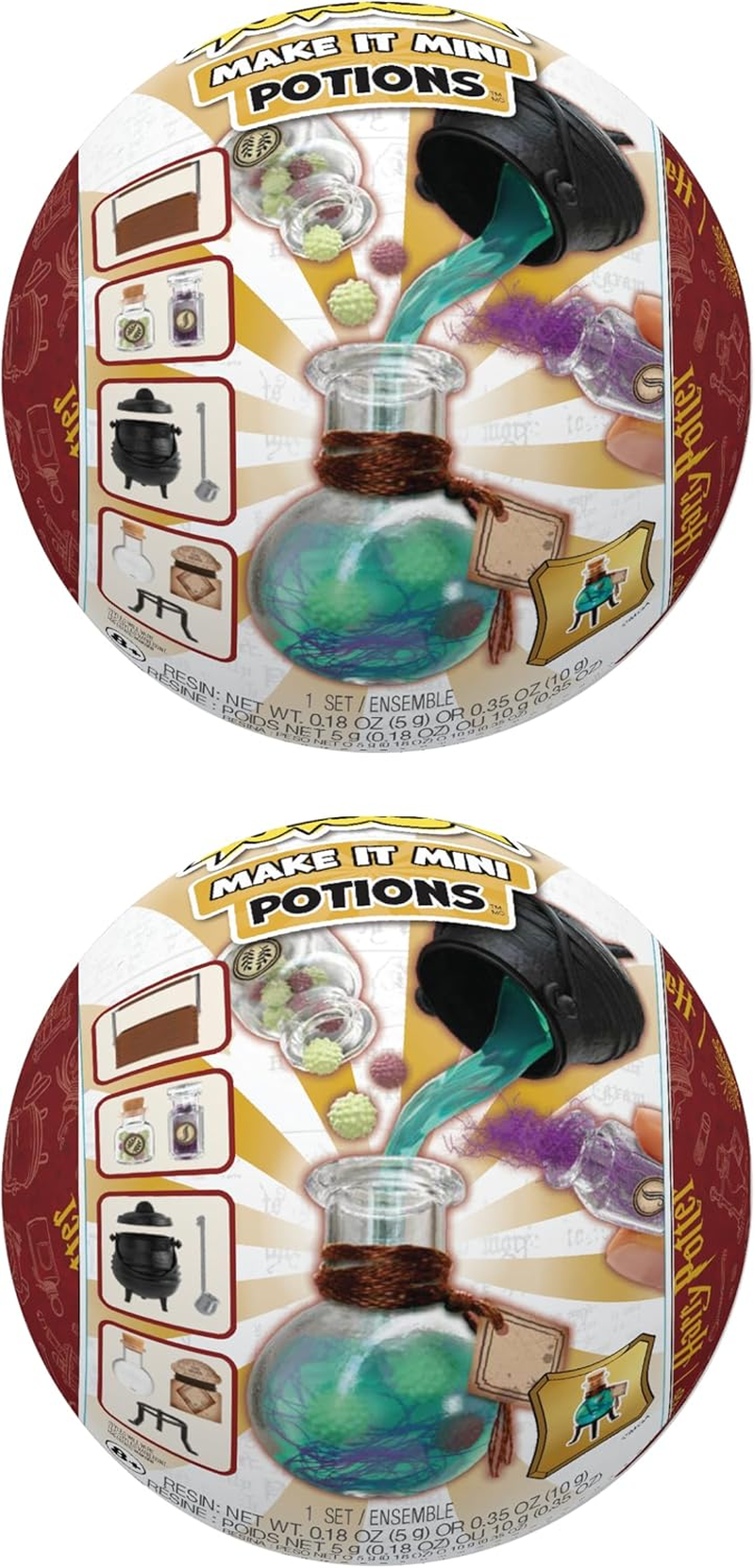 Mga'S Miniverse Make It Mini Potions Harry Potter (2 Pack) Mini Collectibles, Blind Packaging, DIY, Resin Play, Replica Potions, NOT Edible, Collectors, 8+ image number 5