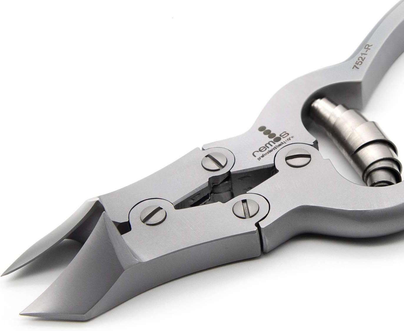 REMOS Professional Nail Clippers/Head Cutter with Two Tips, Stainless Steel, 16 Cm Length image number 3