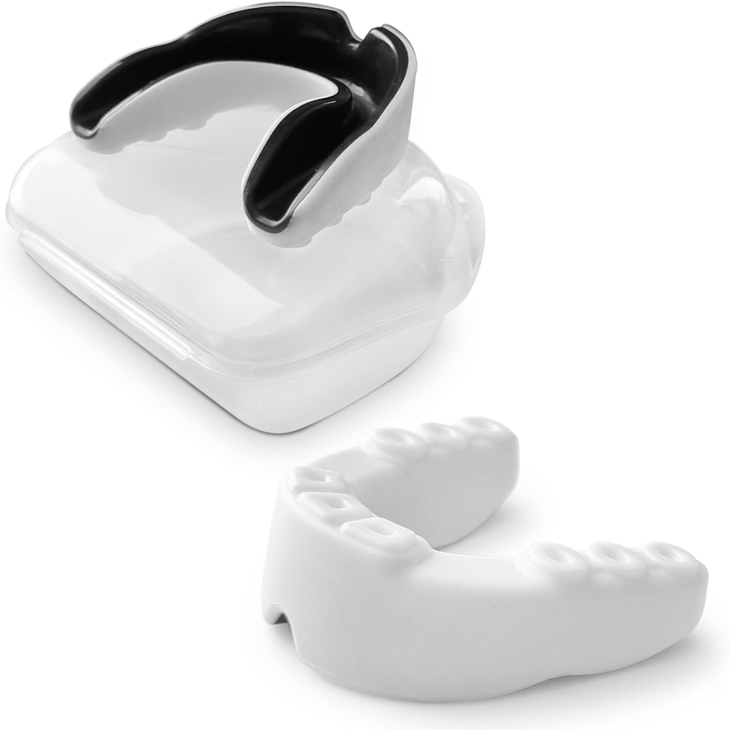 Hoplite Sports Custom Fit Mouth Guards &ndash; Tailored Comfort &ndash; Youth and Adult Sizes &ndash; Ideal for Soccer, Rugby, Boxing, Basketball, Mixed Martial Arts, Kick Boxing and More &ndash; Includes Storage Case