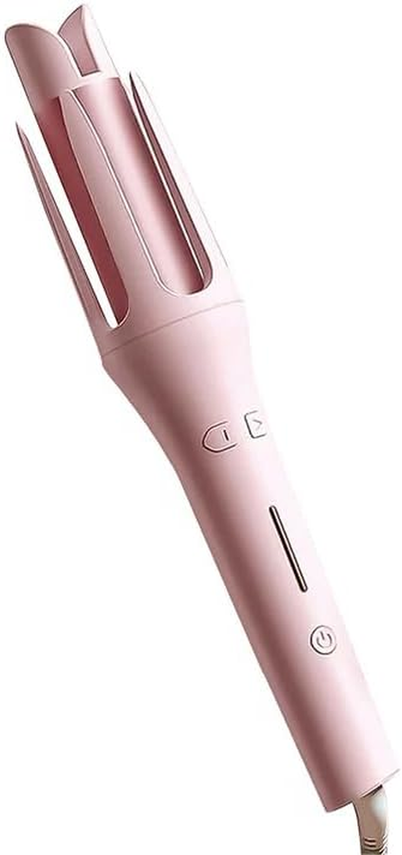 Leona Co Automatic Rotating Hair Curling Iron, Fast Heating Auto Hair Curler for 32MM 1.3" Soft Waves Styling, Includes Heat Resistant Silicone Mat Pouch, Auto Curling Wand for Long Short Hair (Pink)