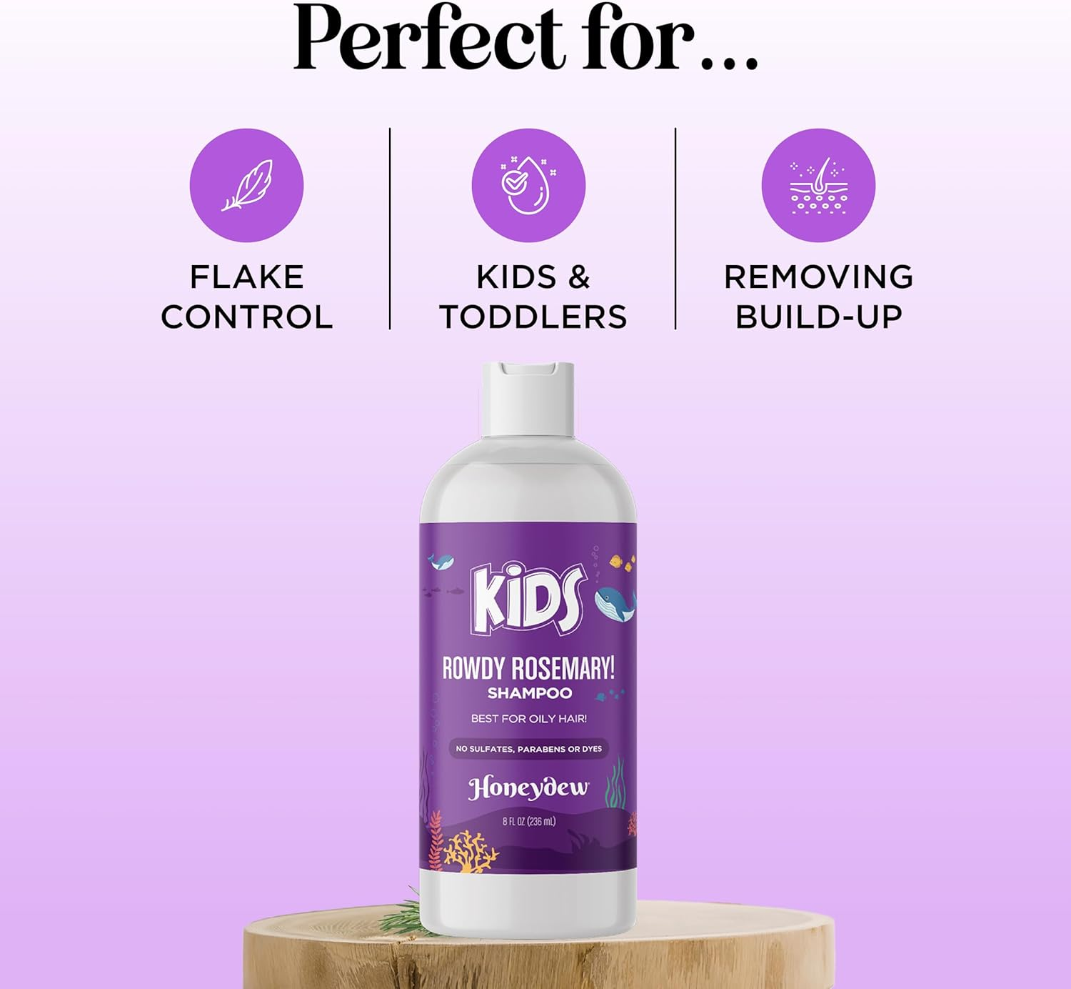 Honeydew Head Lice Shampoo - Lice Prevention & Repellent - Kids Shampoo Lice Treatment with Rosemary Essential Oil - Tea Tree Oil Dandruff Shampoo for Oily Hair & Itchy Scalp image number 2