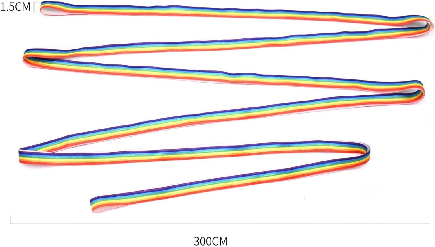 Ｓｉｍｈｏａ Kids Chinese Jump Rope Skipping Rope Girls Games Jumping Rope Group Long Jump Rope for Sports Outdoor Indoor - Gradient Color image number 3