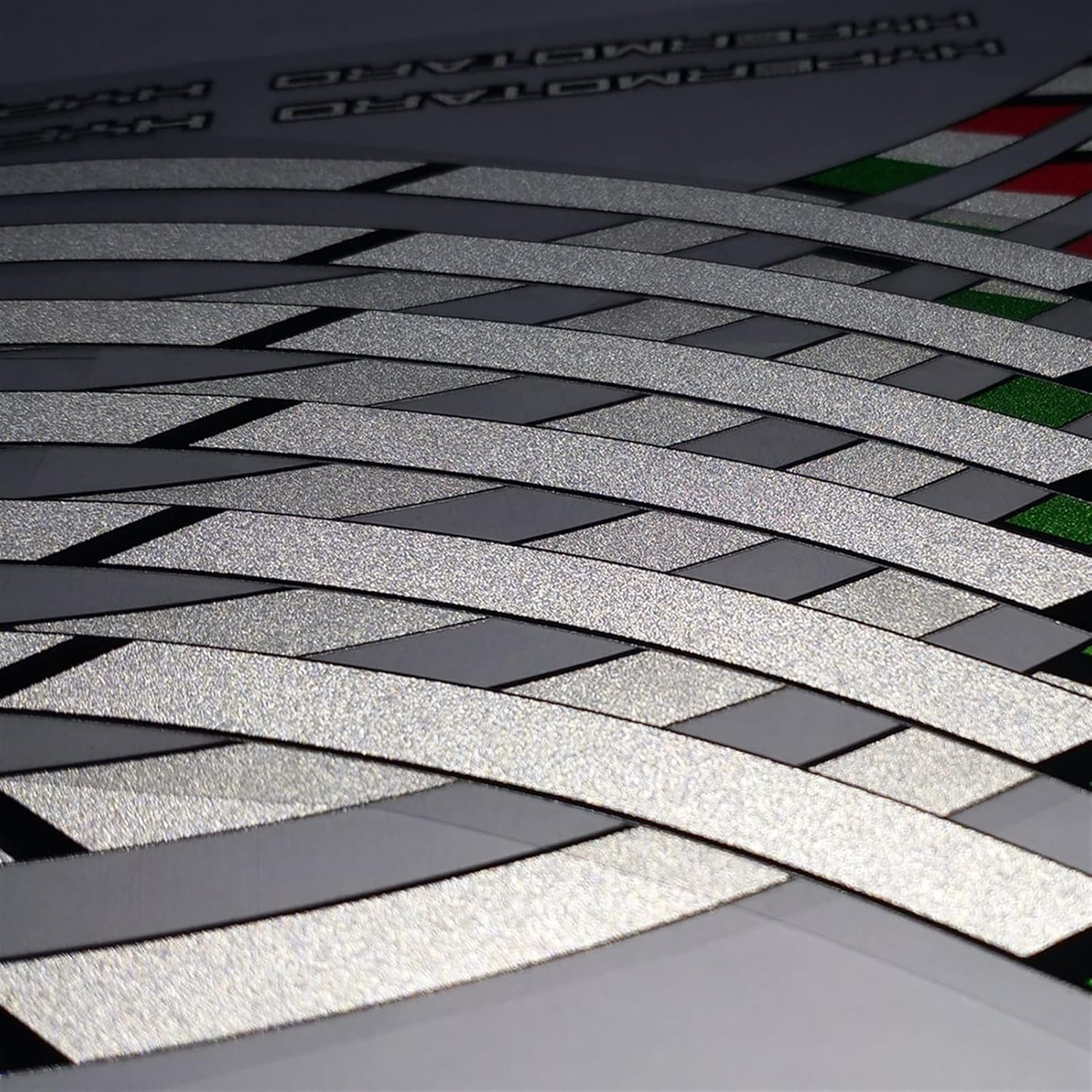 Stickers Motorcycle Tire Waterproof Wheel Logo Stickers Reflective Stripe Decals for BMW S1000RR G310GS G310R (Color : B) image number 1