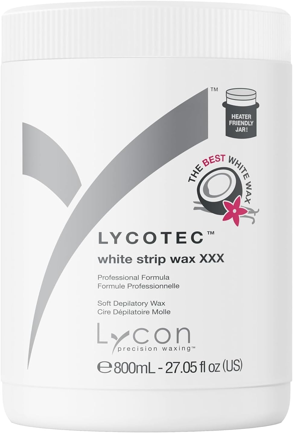 Lycon Lycotec White Strip Wax 800 Ml, 800 Ml