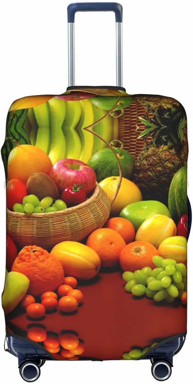 Variety Fresh Vegetables Fruits Luggage Cover Anti-Scratch Suitcase Protector Fits 18-32 Inch Luggage image number 6