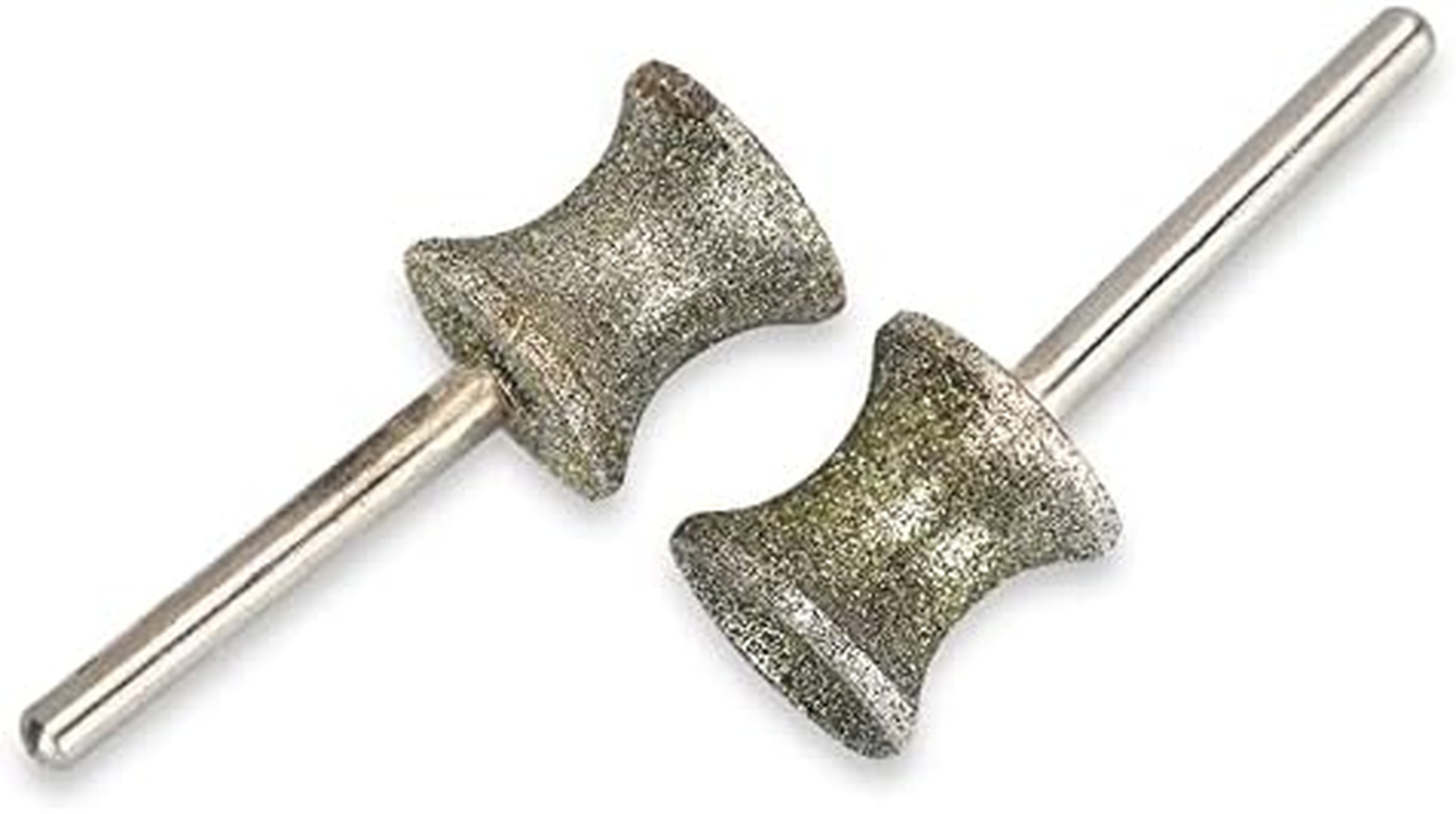 2 Pack Diamond Dog Nail Grinder Bits for Rotary Tool Fits Dremel and Many Others image number 2