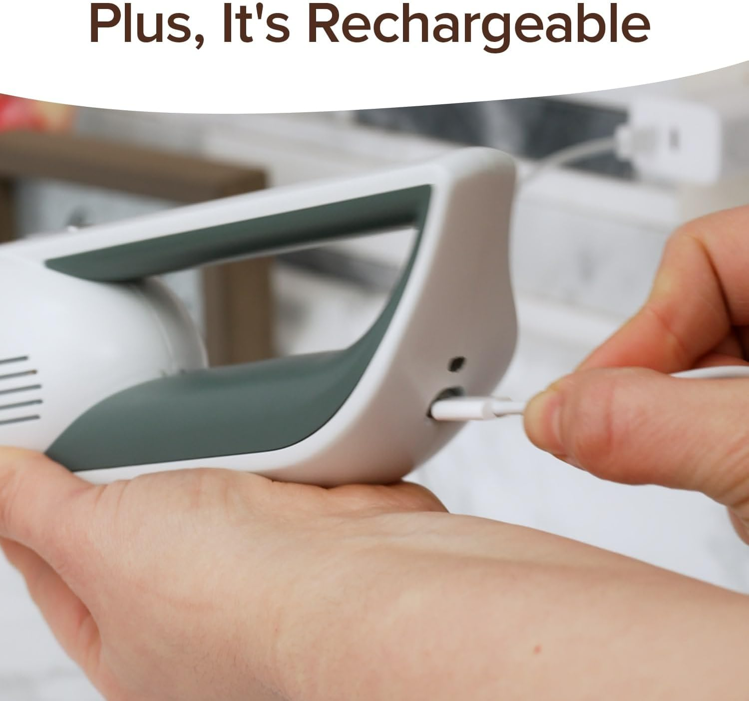 Duck Compact Cordless Vacuum by Horsepower, Ultra-Powerful, Strong Suction, AS-SEEN-ON-TV, Easy to Store, Rechargeable. Home, Auto, Pet Hair, Fits in Tiny Crevices, Includes Hose, Crevice Tool & Brush image number 5