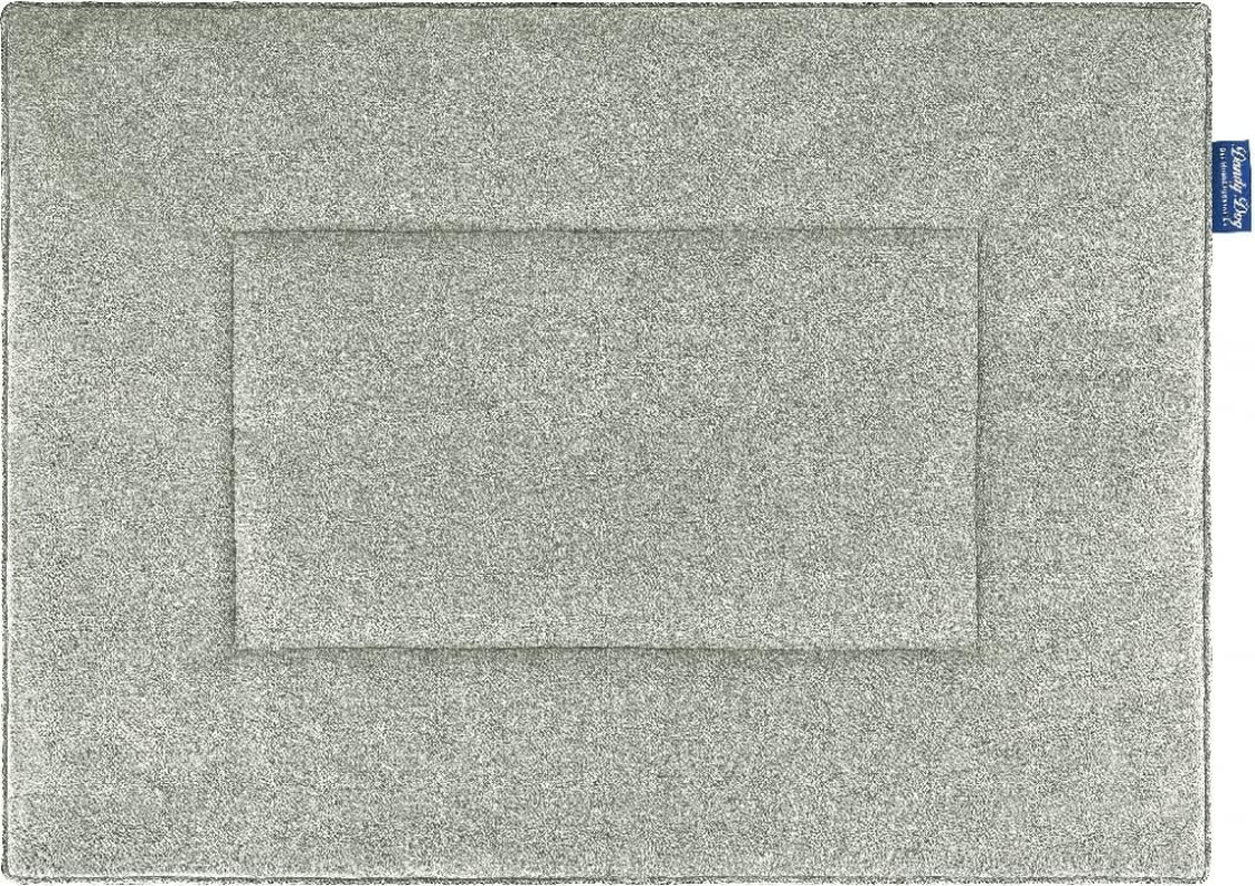 Dandy Dog Dog Blanket Felt Light Grey Washable Cuddly Robust Felt Look Made in Germany Size M image number 1