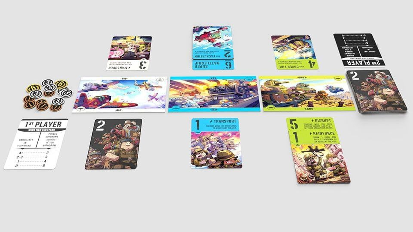 PSI Air Land and Sea Critters at War Board Game