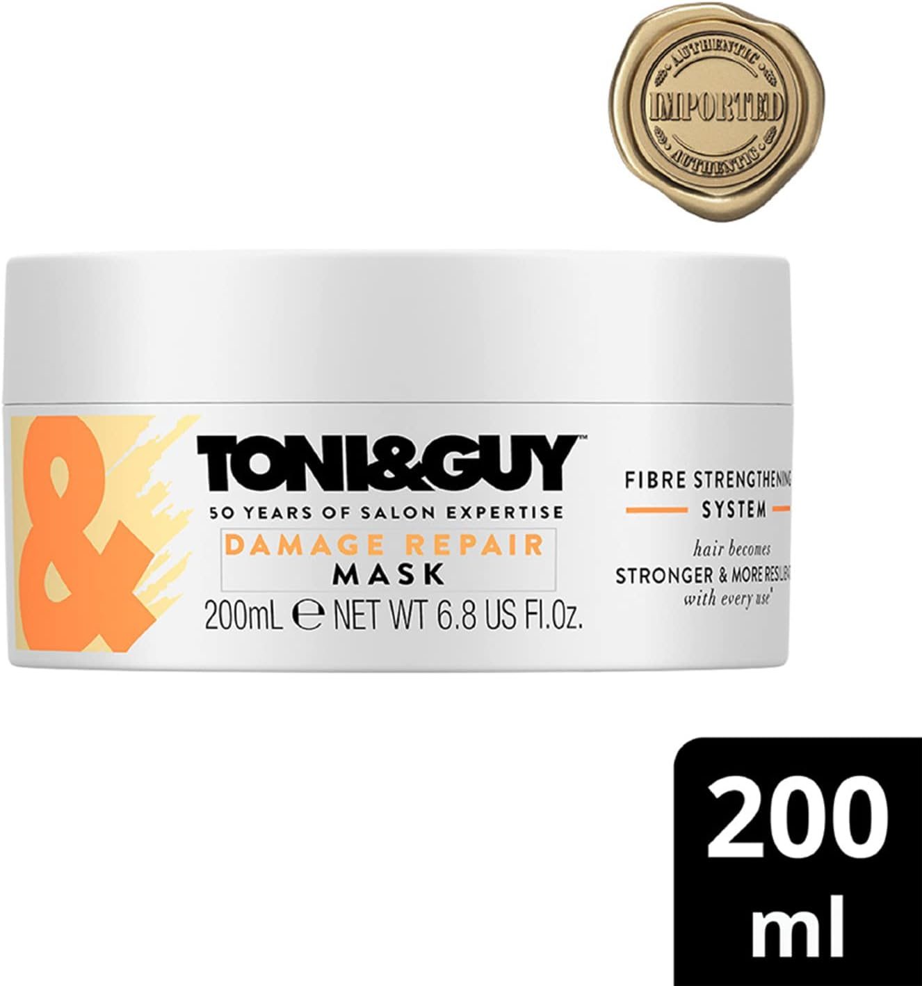 Toni & Guy Damage Repair Mask for Intense Reconstruction, 200Ml (Pack of 2)