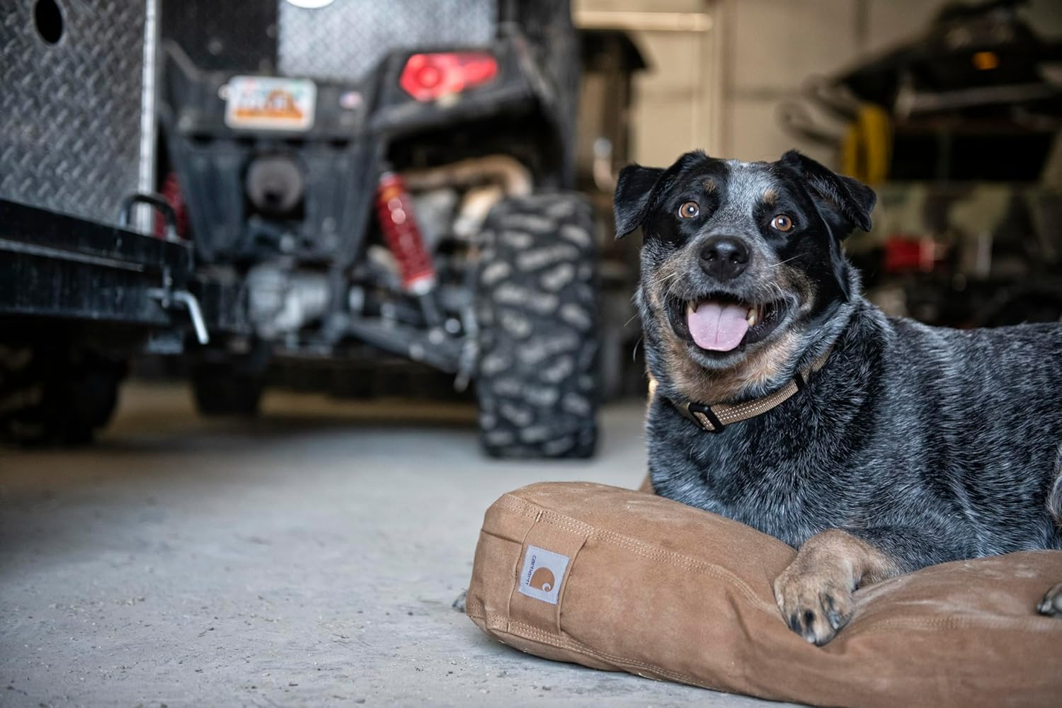 Carhartt Firm Duck Dog Bed, Durable Canvas Pet Bed image number 6