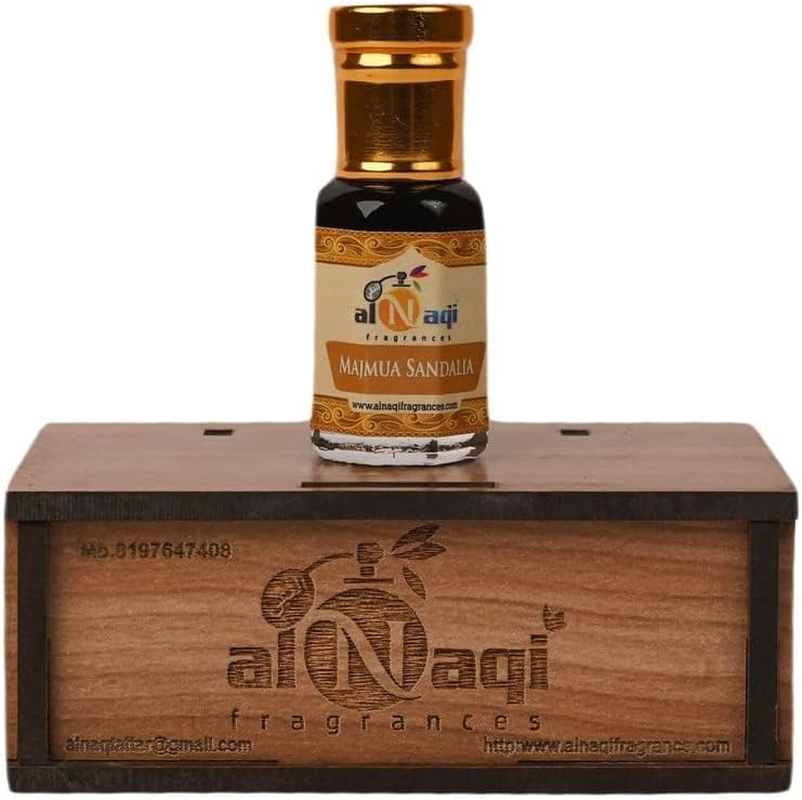 ECH Ethnic Choice Al Naqi MAJMUA SANDALLA Attar-6Ml | for Men and Women | Pack of 1 | Original & 24 Hours Long Lasting Fragrance | Most Wanted Arabian Aroma | (Unisex) | image number 2