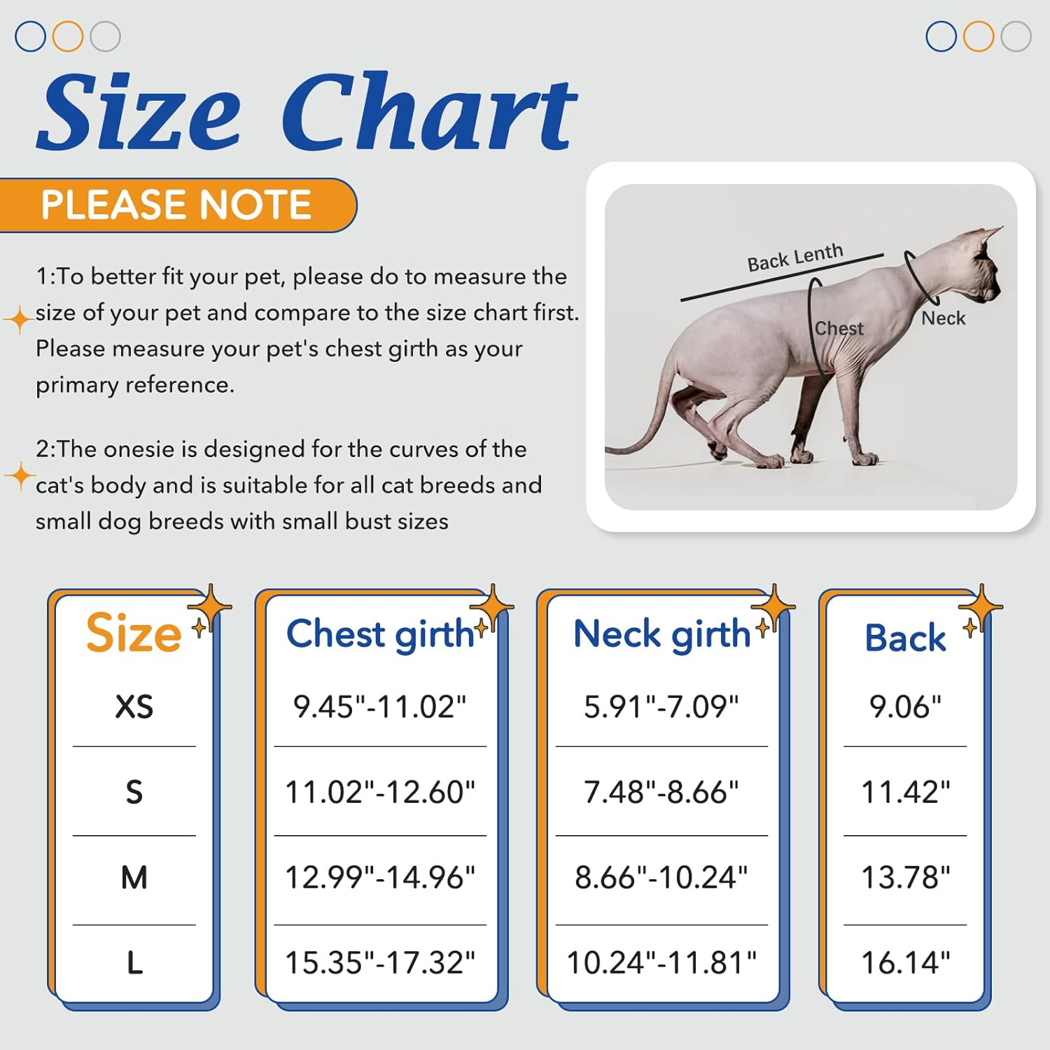 DENTRUN Cat Surgical Suit Soft Romper for Female & Male, Kitten Surgical Collar Cone Replacement, Anti-Licking Abdominal Wound Pyjamas, Body Suit after Sterilisation Post-Operator