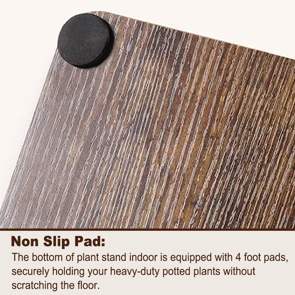 Delsol 5-Tier Metal Plant Stand Indoor Outdoor, Multiple Plants Corner Tall Flower Holders for Patio Garden Living Room Balcony Bedroom, Black image number 1