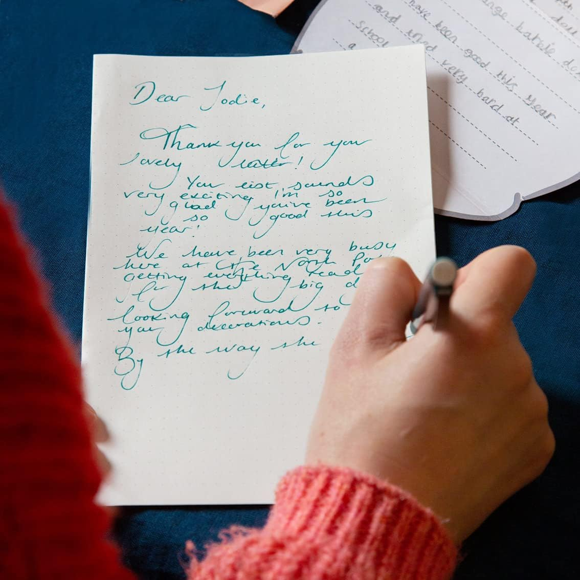 Talking Tables Christmas Letter to Santa Kit for Kids | Paper and Envelopes to Send to North Pole with Response | Fun Xmas Activities, Creative Gift, Red