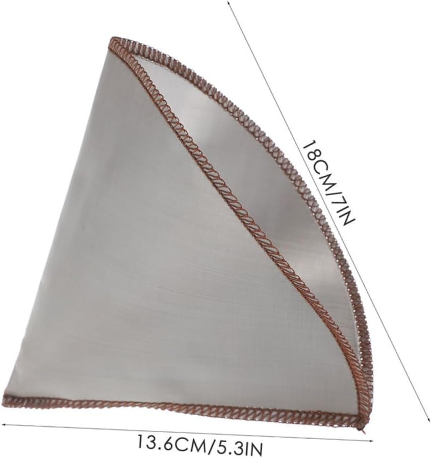 Happyyami 2Pcs Stainless Steel Coffee Filter Mesh Reusable Fine Strainer for Espresso Pour-Over Brewing Compatible with Cups Easy to Clean image number 1