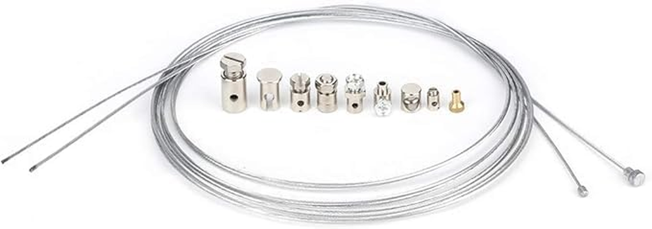 2M Universal Cable Repair Kit for Motorcycle Inner Clutch Throttle Brake Repair Kit Universal Inner Clutch Throttle Nipples Brake Cable Repair Kit Motorcycle Accessory image number 2