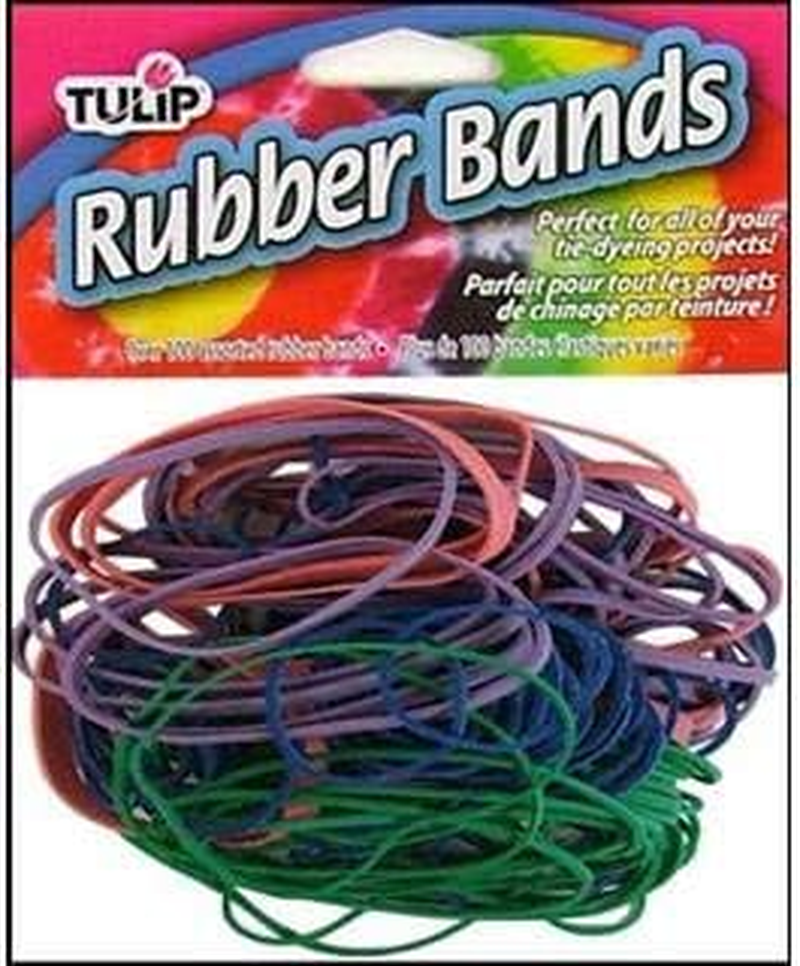 Tulip Rubber Bands 100PC Tie Dye Accessory image number 1