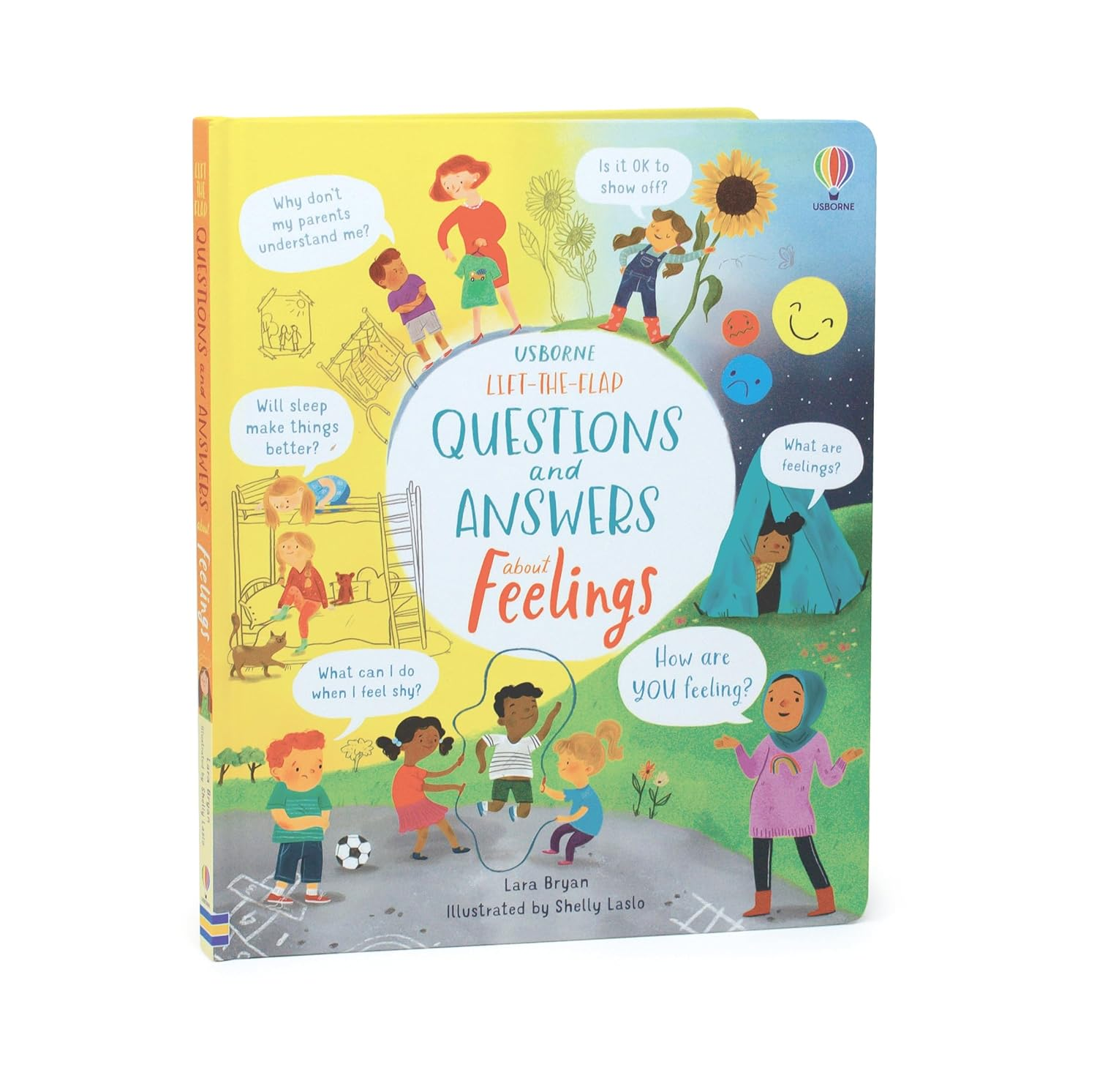 Lift-The-Flap Questions and Answers about Feelings image number 3