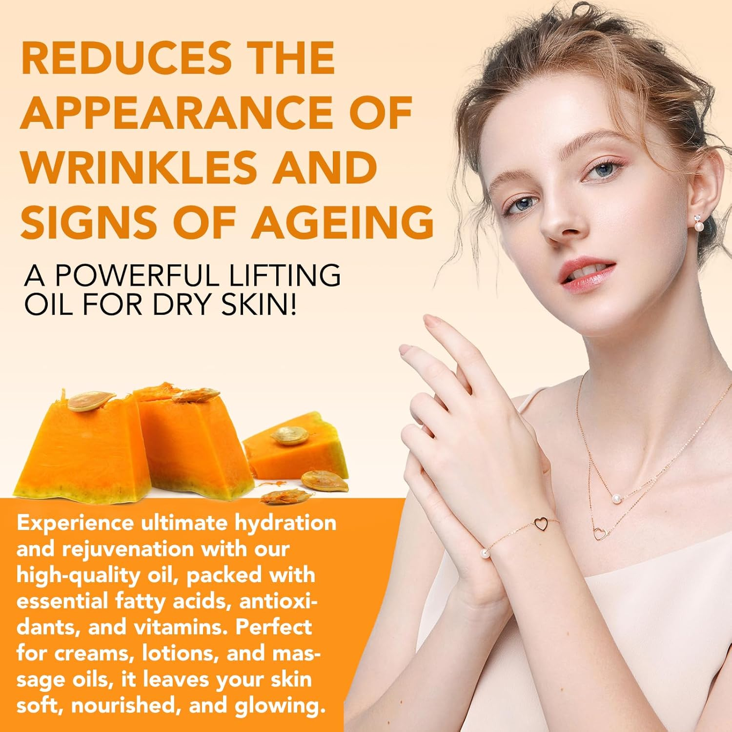 Pumpkin Seed Oil for Hair Growth, Organic Pumpkin Seed Oil, 100% Pure, Moisturizing Scalp, for All Hair Types, 2.0 Fl Oz image number 5