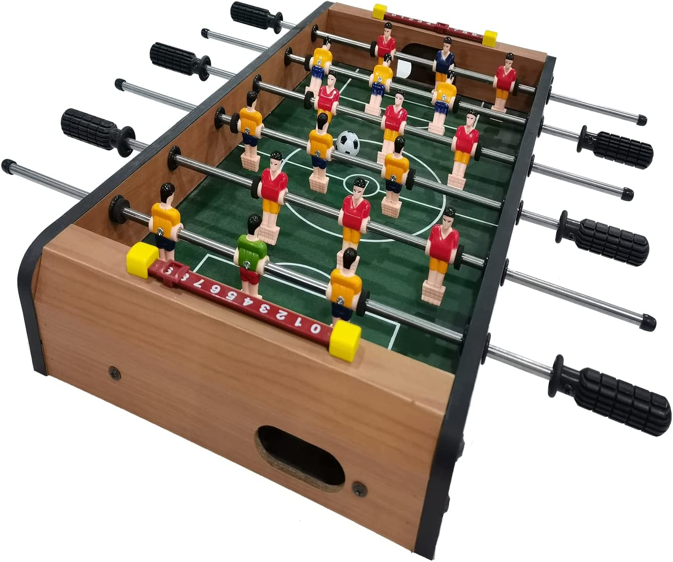 Mini Table Top Football Table for Adults and Kids - Compact Mini Tabletop Soccer Game - Portable Recreational Hand Soccer for Game Room & Family Game Night image number 2