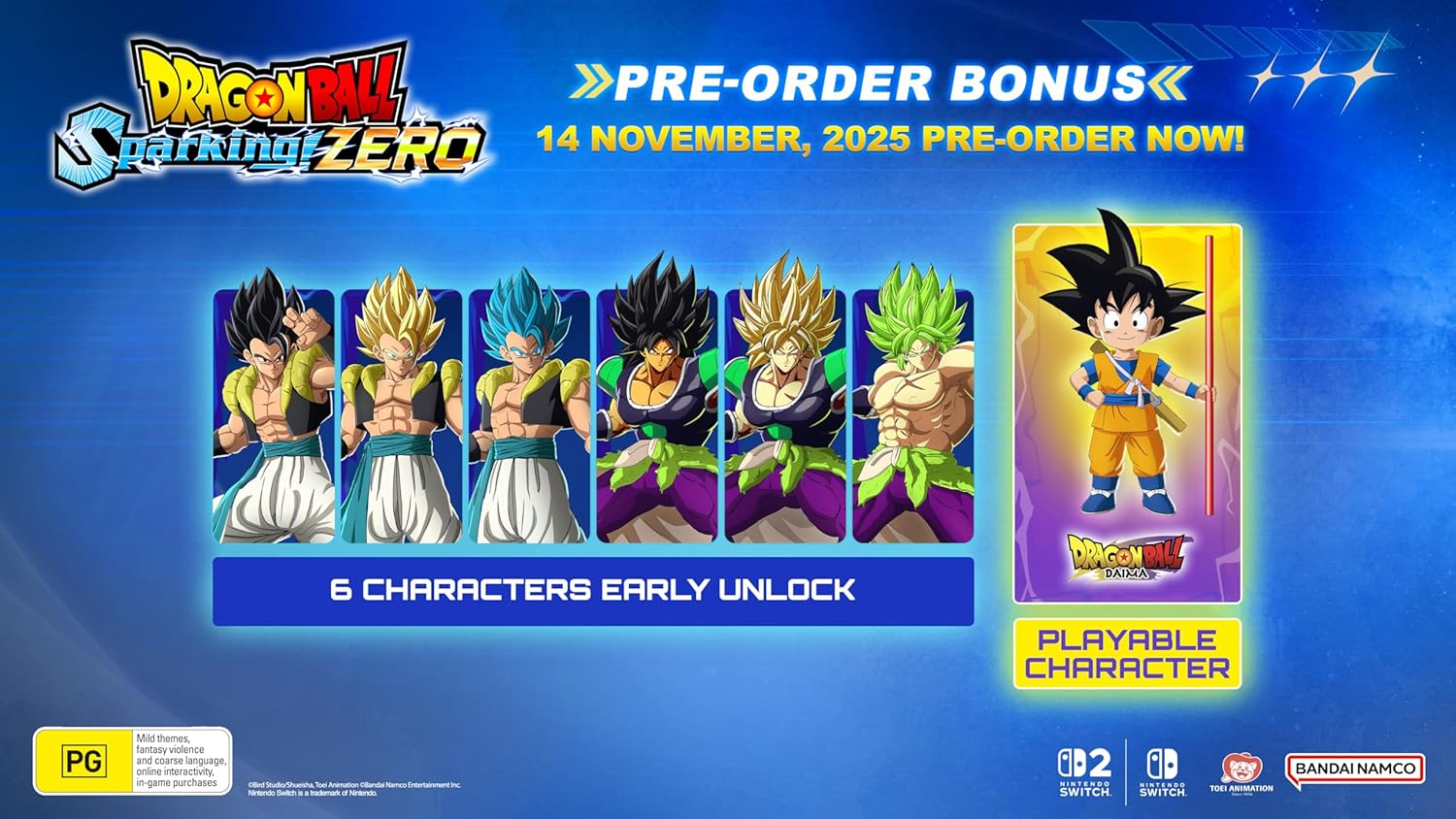 DRAGON BALL: Sparking! ZERO - Nintendo Switch 2 image number 1