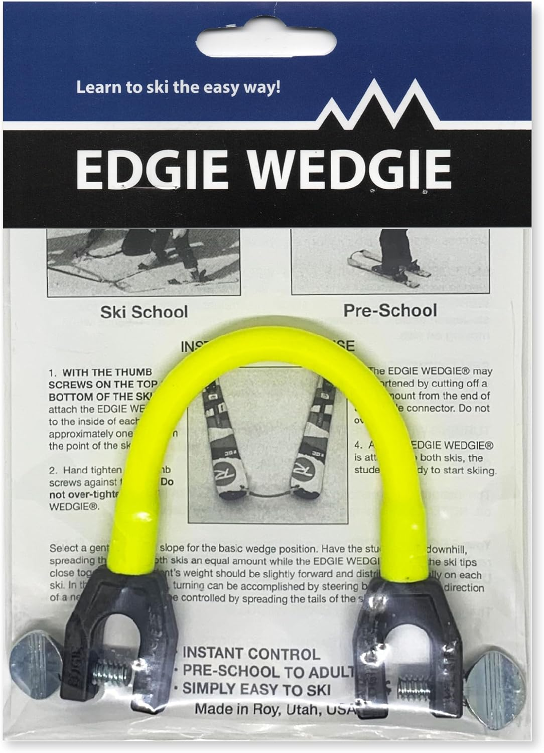 Slope Ropes X Edgie Wedgie Learn-To-Ski Pack