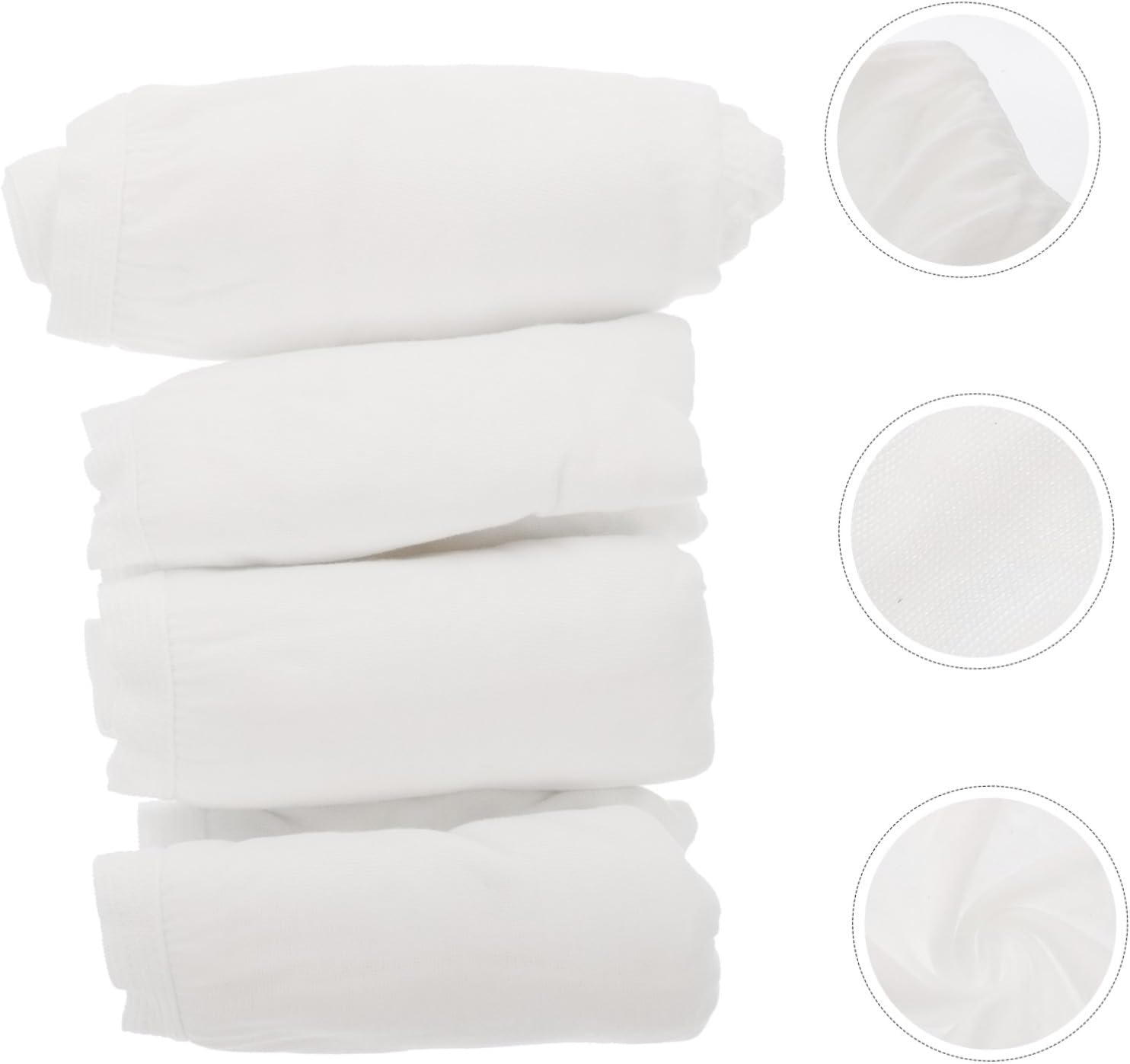 CLISPEED Disposable Maternity Panties Women Flexible Postpartum Confinement Underwear Cotton White XXL Portable 4Pcs for Postpartum Recovery image number 5