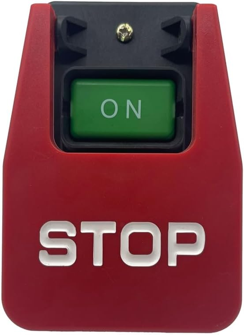 Aribrnten 110V/220V Dual Voltage Paddle Switch, 3HP at 230 Volts, Large Knee Paddle for Power Tools Fast Power Off image number 5