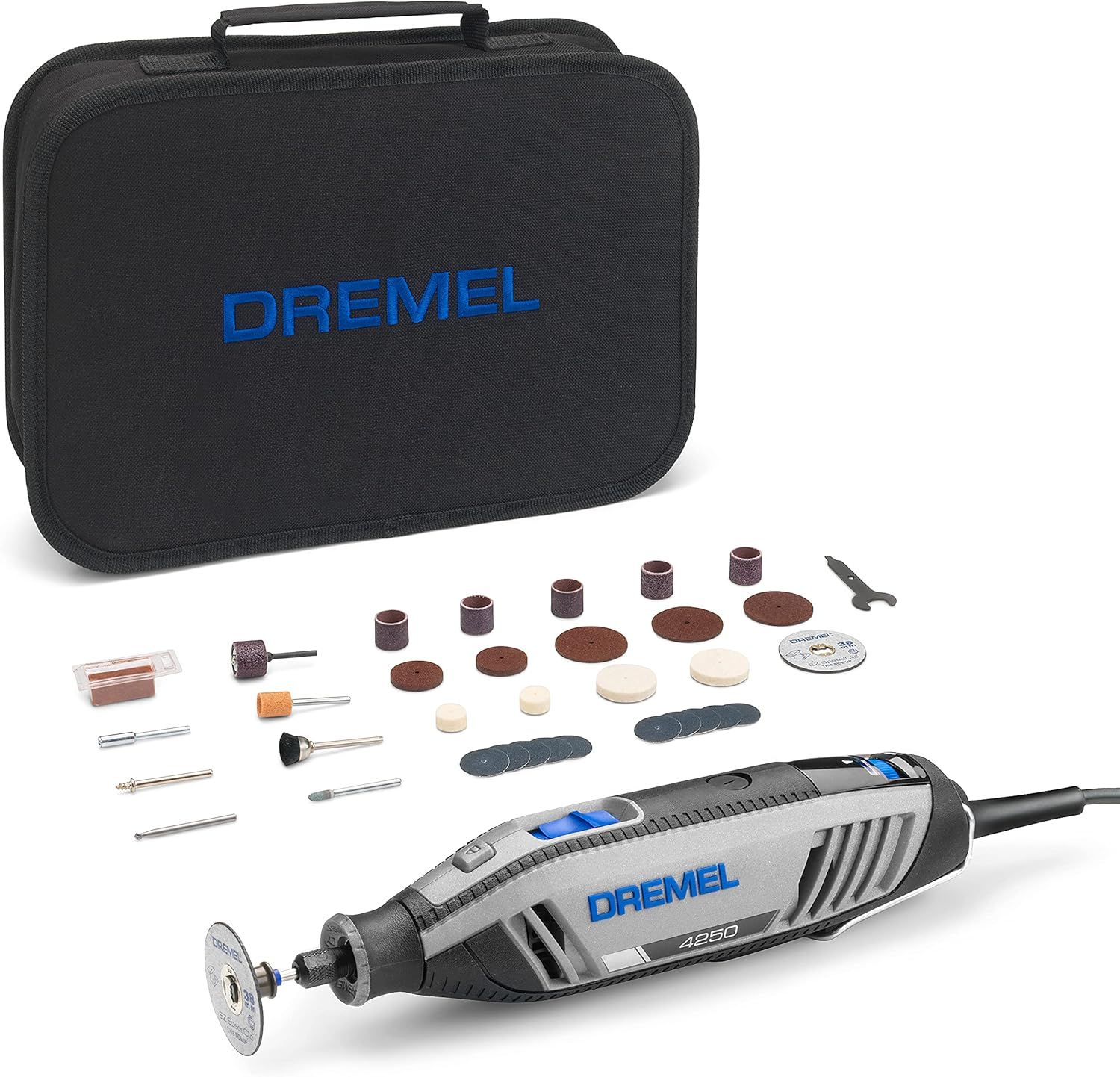Dremel 4250 Rotary Tool 175 W, Multitool Kit with 35 Accessories, 175W Motor with Electronic Feedback, Variable Speed 5.000-35.000 RPM image number 1