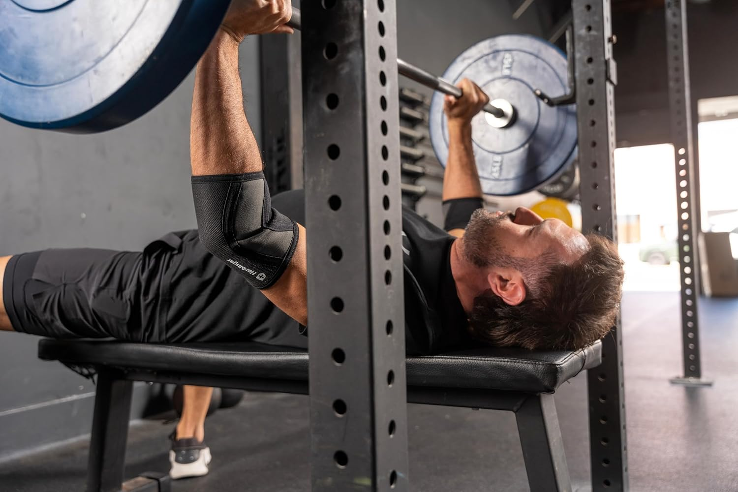 Harbinger Pro Elbow Sleeves, Black, 4Mm image number 1